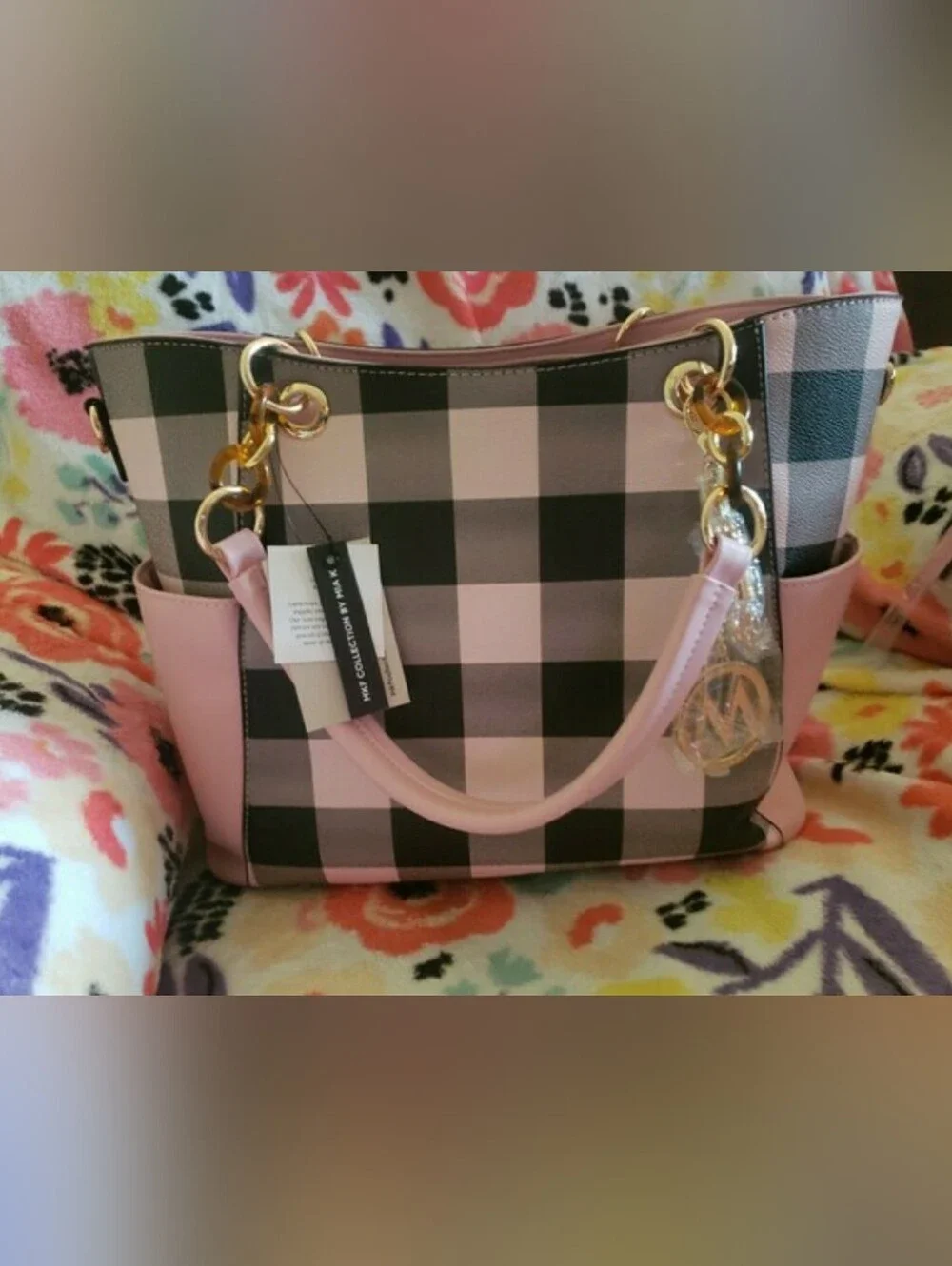 MIA K Bonita Tote Bag and Wallet Set